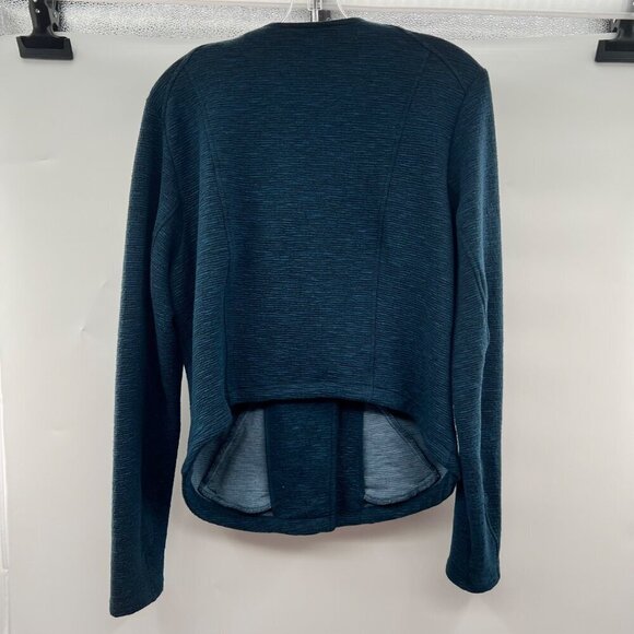 Torrid Women's Full Zip Teal/Black Jacket Zip Pockets Size Large Space Dye - Picture 6 of 8